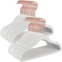 Songmics Antisliphangers voor kinderkleding, Wolk wit / 30