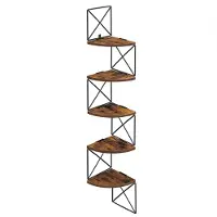 Vasagle Hoekplank met 5 niveaus wandmontage