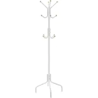 Songmics Metalen kledinghanger met 12 haken, Wit