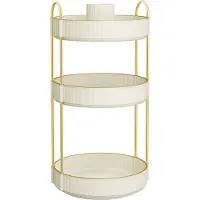 Songmics Make-up organizer roterend cadeau-idee wolk wit