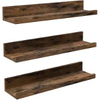 Vasagle Wandplanken set van 3, 3 / 10B cm