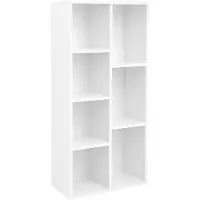 Vasagle Boekenkast met 7 vakken, Wit