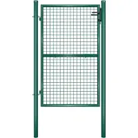 Songmics Gegalvaniseerd stalen tuinpoort met slot, Groente