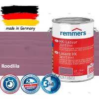 Remmers HK Lazuur 3-in-1 [plus] Roodlila - Premium Houtbeits voor Buiten | Transparant, Sneldrogend, Oplosmiddelarm | 2,5Liter