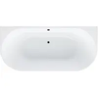 Xenz Milan 170x75 half-vrijstaand bad, wit zonder afvoer