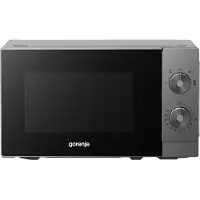 Gorenje MO20E1T4 magnetron, 20 liter, 700W, AquaClean, ontdooifunctie, 5 vermogensniveaus, grijs