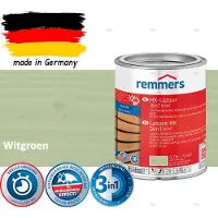 Remmers HK Lazuur 3-in-1 [plus] Witgroen - Premium Houtbeits voor Buiten | Transparant, Sneldrogend, Oplosmiddelarm | 0,75Liter
