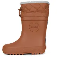 Druppies Winterlaarzen Dames - Gevoerde Regenlaarzen - Snowboots - Toffee Caramel - Maat 36