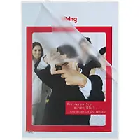 Viking Deluxe L-map A4 Generfd Transparant PP (Polypropeen) 165 micron 25 Stuks