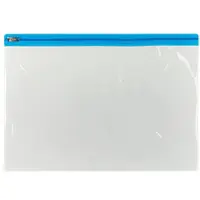 Viking Gripzakken A4 Ritssluiting PP (Polypropeen) Liggend 29,7 (B) x 33,8 (D) x 24 (H) cm Blauw 5 Stuks