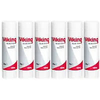 Viking Lijmstift Permanent Transparant 6 Stuks à 20 g