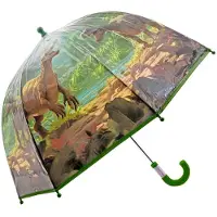 Perletti Groene Dinosaurus koepelparaplu