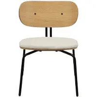 UMAGE Curious Lounge Stoel Teddy White | Black