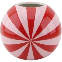 House Vitamin Vase flower vase swirl red/pink 20x20x17cm