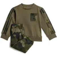 Adidas Trainingspak antraciet / kaki / olijfgroen
