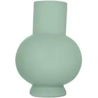 Hakbijl Glass Bloemenvaas Deborah - Groen - glas - D31 x H39 cm