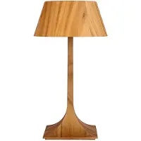 Accord Houten LED Tafellamp Nostalgia | 1X E27 Max 40W | Teak