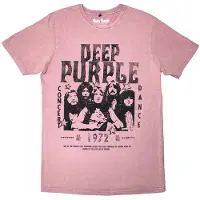 Rock Off Deep Purple - 1972 Concert Heren T-shirt - 2XL - Rood