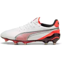 Puma Voetbalschoen 'King Ultimate' rood / zwart / zilver / wit