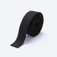 Bbb Cycling Stuurlint Racefiets - Zelfklevend Stuurtape met Stretch Materiaal - Antislip - Lengte: 200cm - Dikte: 2mm - Inclusief Stuurdoppen - Zwarte Kurk - RaceRibbon BHT-01