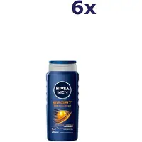 Nivea 6x men Douchegel sport 400 ml