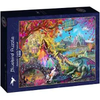 Blue Bird Autumn Castle Festival Puzzel 1000 stukjes
