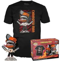 Funko POP! Pop! & Tee: Chainsaw Man - Chainsaw Man Leaping - S - CONFIDENTIAL