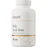 OstroVit - Folic Acid - 90 Tablets - 800 µg Vitamine B9, B11 - Supplements