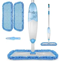 BOTC Dweil - 2 IN 1 Mop - Dweilsysteem - Dweilset Met Spray functie - Dweilen zonder Emmer - Vloerreiniger - Blauw