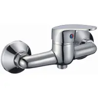 Kuchinox Daisy - Douchekraan - Eenhendel - Chroom - Wandmontage
