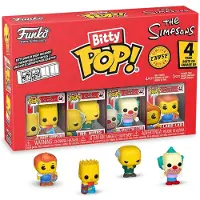Funko POP! Bitty Pop! - The Simpsons - Bart Simpson / Mr. Burns / Krusty the Clown / Random Chase