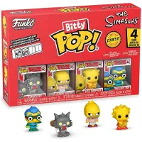 Funko POP! Bitty Pop! - The Simpsons - Scratchy / Grampa Simpson / Lisa Simpson / Random Chase