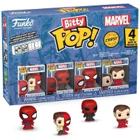 Funko POP! Bitty Pop! - Spider-man - Peter Parker (Spider-man) / Superior Spider-man / Spider-man / Random Chase