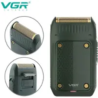 VGR Krachtige 2in1 Scheerapparaat - Usb Oplaadbare Voyager V-353 - Full Body Shaver + Baard/Precisietrimmer - Perfecte Lichaamshaar Verzorging voor Dames en Heren - Kleur: Zwart