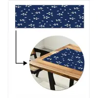 MuchoWow Tafelloper 150x50 cm - Tafelmat vinyl Bloesem - Patroon - Lente - Japan - Tafeldecoratie - Tafelversiering - Keuken decoratie - Tafel versiering