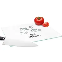 KitchenYeah Glazen Snijplank - 28x20 - Unicorn - Kinderen - Quotes - You are magical - Meisjes - Snijplanken Glas