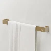 Nortiq T&B handdoekstang - 51,7cm - goud
