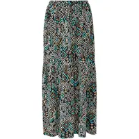 s.Oliver Rok turquoise / donkergeel / zwart / wit