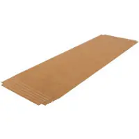 MANORGA Epsiline Hardboard Afdekplaat 1,000 x 300 mm Bruin 6 Stuks