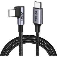 UGREEN - SNELLE - KABEL DUURZAAM HOEK USB-C NAAR USB-C 0,5M ZWART