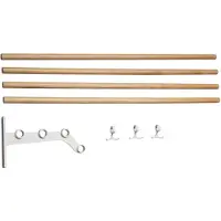 Essem Design Nostalgi 291 Verlengstuk Voor Een Hoedenrek Wit / Kleurig - Hoedenplanken As Ash - 094291