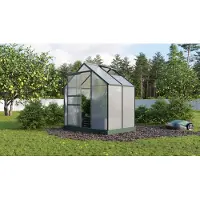 Pergart Tuinkas Planet 2500 - Polycarbonaat 6mm - Smaragd - 195x131x207cm
