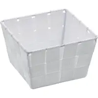 Wenko Opbergmand Wenko Adria Polypropyleen Wit 9x14x14cm