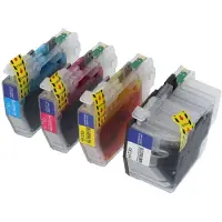 PrintAbout Huismerk vervangt Brother LC-3217VAL Inktcartridge 4-kleuren Multipack