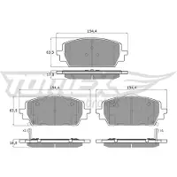 TOMEX Brakes TX 52-56 Wielsnelheidssensor (ABS)