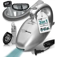 Clatronic 282197 Handstofzuiger HS 2631, zilver/grijs