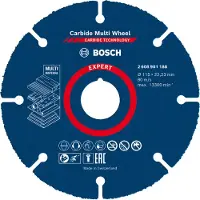 Bosch Accessories EXPERT Carbide Multi Wheel 2608901188 Doorslijpschijf recht 115 mm 1 stuk(s)