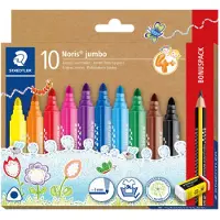 Staedtler - Noris jumbo markers – 10 pcs (328-B C10P)