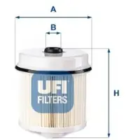 Ufi 26.132.00 Brandstoffilter