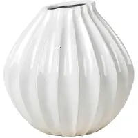 Fyrklövern Wide vaas ivory 25 cm